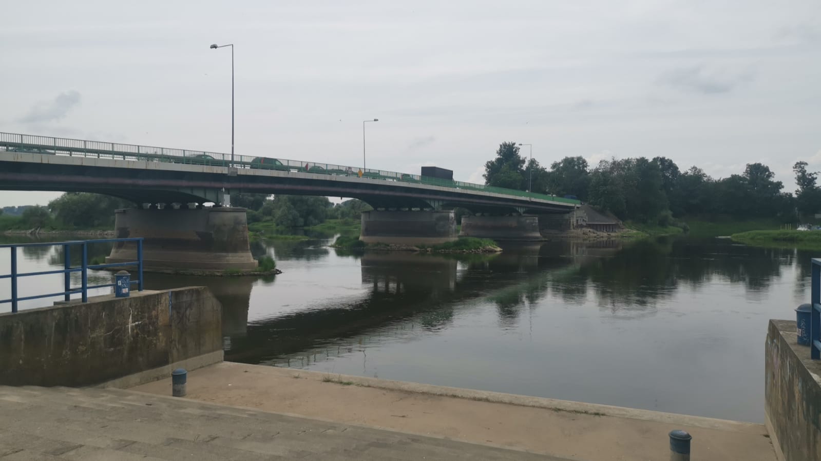 Most drogowy na Warcie który ma być remontowany Kostrzyń nad Odrą Fot. Wody Polskie